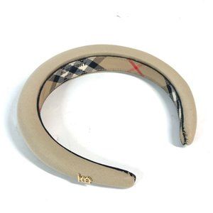 BURBERRY Burberry Checked Pattern on the Inside TB Hair Headband Hairband Can...